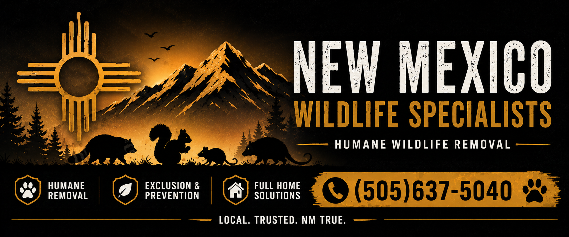 New Mexico Wildlife Specialists service banner